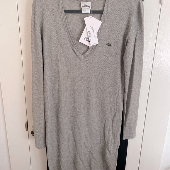 Lacoste Knit Sweater Dress - Picture 5 of 12